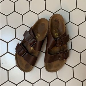Brown Birkenstocks- size 39